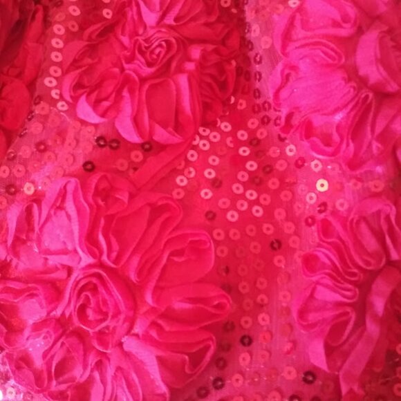 American Princess girls size 8 red sequin dress - Picture 9 of 15